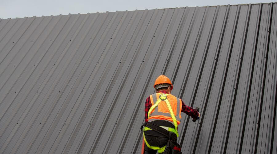 Professional metal roof installation services in Michie, TN